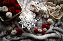 Honeycomb Christmas Ornaments
