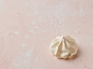 Canvas Print - baked meringue cookie