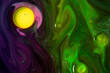 Swirly & Dark Abstract Liquid Background 