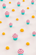 Vertical Image Of Some Cupcakes