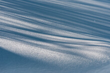 Abstract Textures In Dust Snow