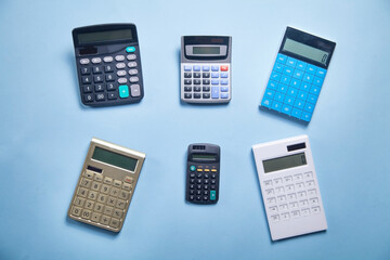 Sticker - Different calculators. Business. Finance. Accounting