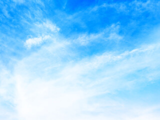 Wall Mural - blue sky background with tiny clouds.