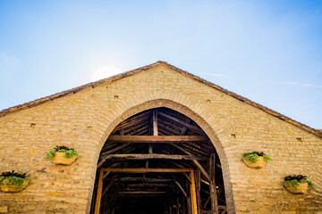 Canvas Print - La Halle de Crémieu