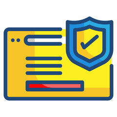 web filled outline icon