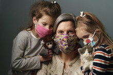 Family Portrait With Masks