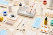 © Martí Sans/Stocksy - Composition of assorted new medical supplies