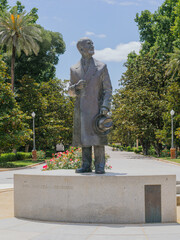 Wall Mural - Monument to Aníbal Gonzalez ( builder of the plaza españa / spanish square) in the Maria Luisa park, Seville, Spain