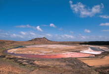 Salt Crater De Pedra De Lume In Sal, Cape Verde