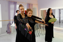 Flamenco Dance School For Adult Dancer Woman