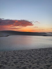 Pôr do sol 2 - Lagoa do Amâncio - Jericoacoara - CE 