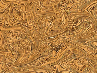 Sticker - Beautiful oily painting in golden colors - perfect for background or wallpaper