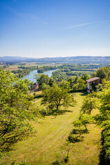 Poster - Vue depuis le Château-fort de Trévoux