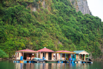 Floating Village, Halong Bay, Vietnam