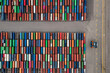 © Anna Berkut/Stocksy - freight harbour, shipping containers in the port
