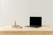 © Brianna Lee/Stocksy - Minimal Desk with Computer