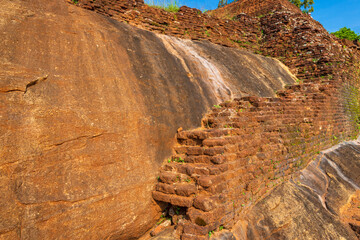 Wall Mural - Ruins of the ancient royal palace in Sigiriya, Sri Lanka