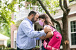© Sean Locke/Stocksy - Student: Father And Daughter Share Moment Before School