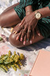 © Lucas Ottone/Stocksy - Spring manicure
