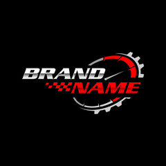 Wall Mural - speed service automotive logo template