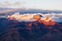 Clouds Over Grand Canyon Peaks