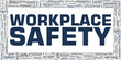 © Colored Lights - Workplace safety vector illustration word cloud isolated on a white background.