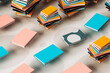 © Giada Canu/Stocksy - Colorful books - 3D render