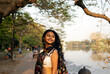 © Dream Lover/Stocksy - Young Indian woman in a park