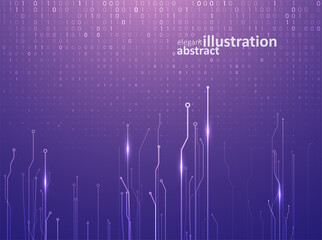 Abstract futuristic circuit board background