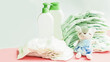 © Mariia - Stack Baby diapers. baby products and accessories for baby hygiene