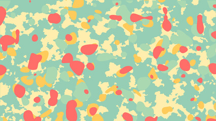 Wall Mural - Colorful spots, splashes of paint. Vector abstract background.