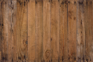 Wall Mural - wood background from old planks. wooden texture of vintage weathered reclaimed barn wood, with rusty