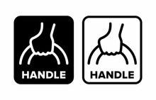 "Handle" Item Design, Ergonomic, Carry Accessory Information Sign