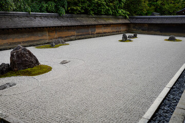 Poster - Ryuanji Temple in Kyoto.