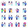 © SmashingStocks - Pack of Marriage Flat Icons