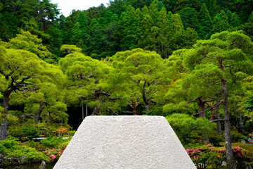 Sticker - Ginkakuji Temple in Kyoto.