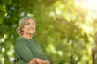 © aletia2011 - happy  senior beautiful woman in spring  park