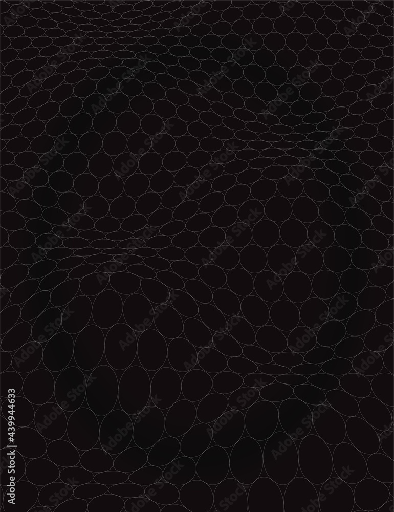 black and white dynamic circle wave, optical illusion wave, vector illustration - obrazy, fototapety, plakaty 