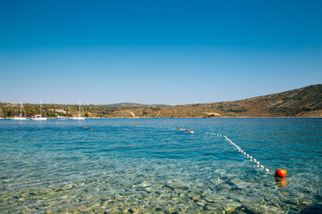 Wall Mural - Adriatic beach in Primosten, Croatia