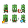 © kongvector - Cartoon character of beer cans playing some musical instruments