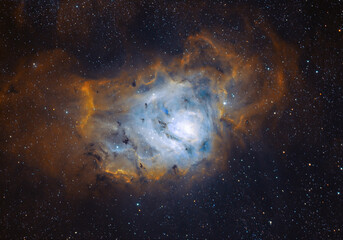 Wall Mural - the lagoon nebula (messier 8)