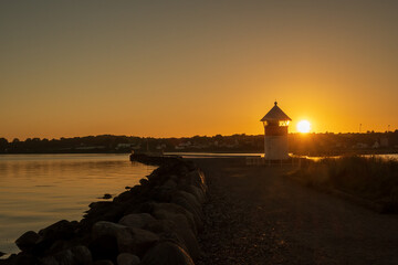 sunrise by the lighthouse