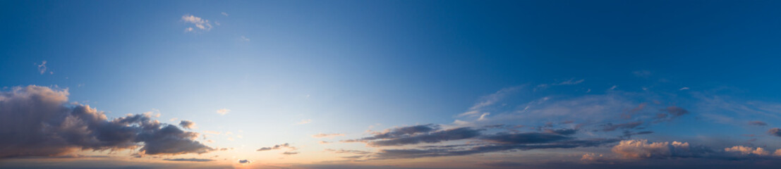 beautiful cloud in the sunrise sky background. sky banners background. natural background of the col