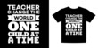 © Ahmed - Teacher appreciation typography quote, T-Shirt Template Designs