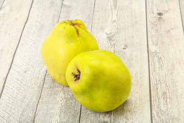 Sweet ripe and juicy quinces