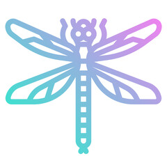 Sticker - dragonfly