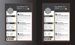 Clean modern design template of resume or CV, vector illustration, Professional Resume, CV Template Design,