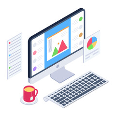 Wall Mural - web analytics