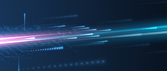Abstract tech background. Futuristic technology interface