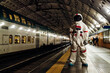 © Eugenio Marongiu/Westend61 - Male astronaut standing on platform